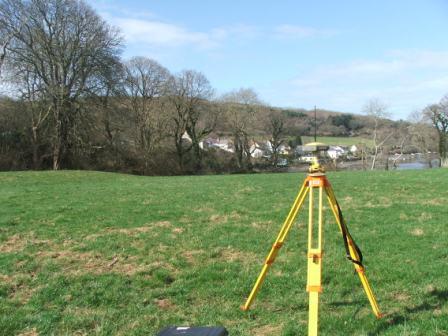 GPS survey of earthworks